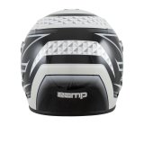 Zamp RZ-37Y Youth Helmets H757C1554 Helmet, Youth, Full Face, Black/Gray Graphic, Fire-retardant Cotton Liner, SFI 24.1, Medium, Each thumbnail 7