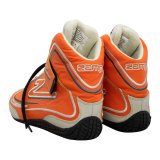 Zamp ZR-50 Race Shoes RS003C0809 Driving Shoes, ZR-50, Mid-Top, Neon Orange Leather, Men's Size 9, SFI 3.3/5, Pair thumbnail 5