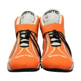 Zamp ZR-50 Race Shoes RS003C0809 Driving Shoes, ZR-50, Mid-Top, Neon Orange Leather, Men's Size 9, SFI 3.3/5, Pair thumbnail 7