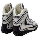 Zamp ZR-50 Race Shoes RS003C1512 Driving Shoes, ZR-50, Mid-Top, Gray Leather, Men's Size 12, SFI 3.3/5, Pair thumbnail 4