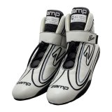 Zamp ZR-50 Race Shoes RS003C1512 Driving Shoes, ZR-50, Mid-Top, Gray Leather, Men's Size 12, SFI 3.3/5, Pair thumbnail 8