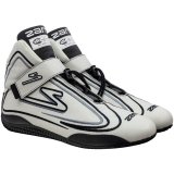 Zamp ZR-50 Race Shoes RS003C1512 Driving Shoes, ZR-50, Mid-Top, Gray Leather, Men's Size 12, SFI 3.3/5, Pair thumbnail 9