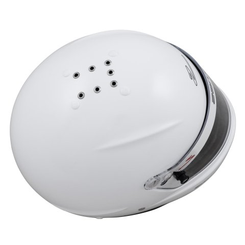 Zamp RZ-60 Helmets H766001M Helmet, RZ-60, Full Face, Gloss White, Fire-Retardant Fabric, Snell SA2020, Medium, Each thumbnail 8