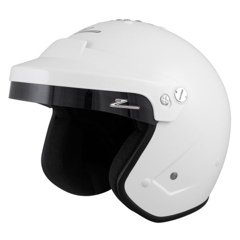 Zamp RZ-18H Helmets H774001L Helmet, RZ-18H, Half, White, Gloss Finish, Snell SA2020, Large, Each thumbnail 3