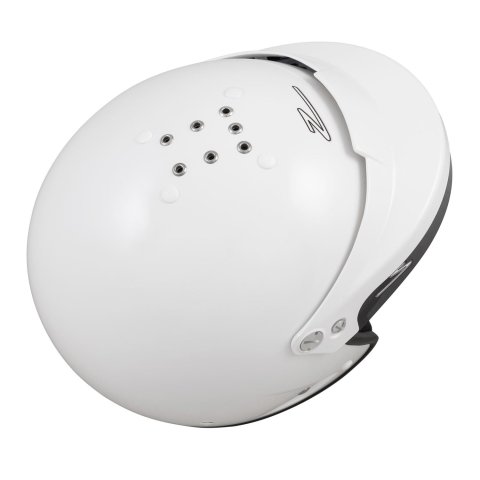 Zamp RZ-18H Helmets H774001L Helmet, RZ-18H, Half, White, Gloss Finish, Snell SA2020, Large, Each thumbnail 5