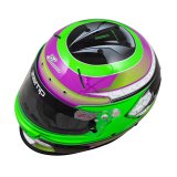 Zamp Helmets H760C39XL RZ-70E Switch SNELL SA2020/FIA8859-2015 Helmet Grn/Purp Graphic X-Large thumbnail 1