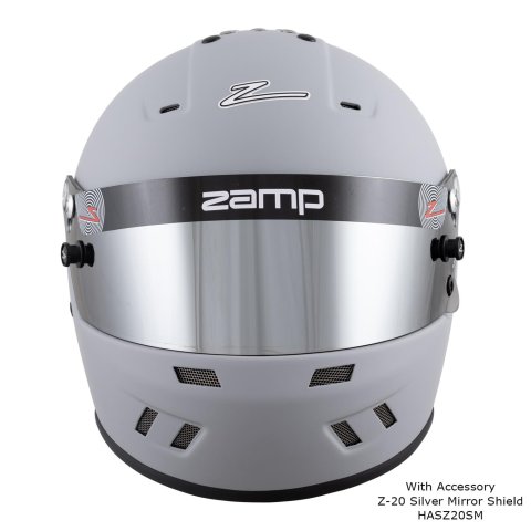 Zamp RZ-59 Helmets H77215FXL Helmet, RZ-59, Full Face, Gray, Matte Finish, Snell SA2020/DOT, X-Large, Each thumbnail 1