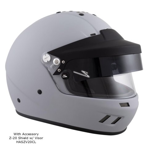 Zamp RZ-59 Helmets H77215FXL Helmet, RZ-59, Full Face, Gray, Matte Finish, Snell SA2020/DOT, X-Large, Each thumbnail 3