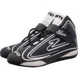 Zamp ZR-50 Race Shoes RS003C0115 Driving Shoes, ZR-50, Mid-Top, Black Leather, Men's Size 15, SFI 3.3/5, Pair thumbnail 4
