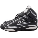 Zamp ZR-50 Race Shoes RS003C0115 Driving Shoes, ZR-50, Mid-Top, Black Leather, Men's Size 15, SFI 3.3/5, Pair thumbnail 8