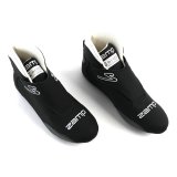 Zamp ZR-60 Race Shoes RS00400312 Driving Shoes, ZR-60, Mid-Top, Black Leather, Men's Size 12, SFI 3.3/5, Pair thumbnail 1
