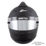 Zamp RZ-36 Air Helmets H76903FS Helmet, Air, Full Face, Matte Black, Fire-Retardant Fabric, Snell SA2020, Small, Each thumbnail 2