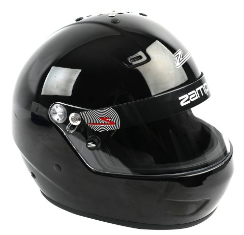 Zamp RZ-56 Helmets H770003XL Helmet, RZ-56, Full Face, Gloss Black, Fire-Retardant Fabric, Snell SA2020, X-Large, Each