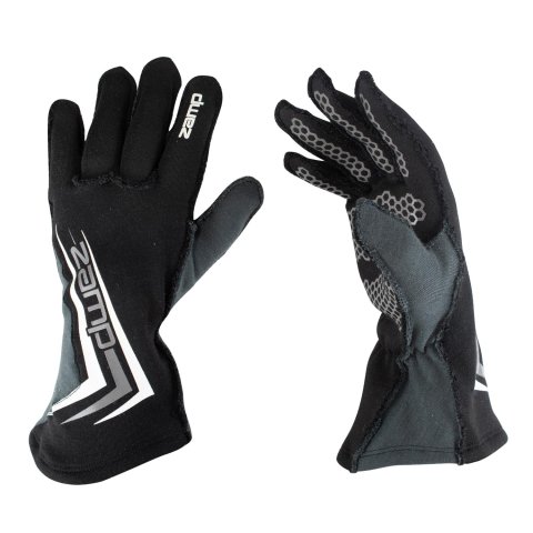 Zamp ZR-60 Race Gloves RG20003L Driving Glove, ZR-60, SFI 3.3/5, Gloves, Black, Large, Aramidic Fiber, Pair thumbnail 1