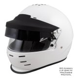 Zamp RZ-36 Helmets H768001L Helmet, RZ-36, Full Face, Gloss White, Fire-Retardant Fabric, Snell SA2020, Large, Each thumbnail 3