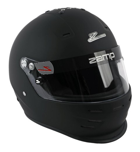 Zamp RZ-36 Air Helmets H76903FL Helmet, Air, Full Face, Matte Black, Fire-Retardant Fabric, Snell SA2020, Large, Each