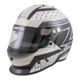 Zamp Helmets H775C30L Helmet, RZ-65D Carbon SNELL SA2020 Flo Org/Yel Large thumbnail 3