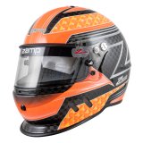 Zamp Helmets H775C30L Helmet, RZ-65D Carbon SNELL SA2020 Flo Org/Yel Large thumbnail 5