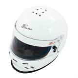 Zamp RZ-37Y Youth Helmets H75700156 Helmet, Youth, Full Face, Gloss White, Fire-retardant Cotton Liner, SFI 24.1, Large, Each thumbnail 2