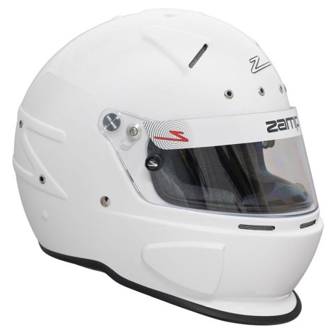 Zamp RZ-70E Switch Helmets H760001M Helmet, Switch, Full Face, White, Gloss Finish, Fire-Retardant Liner, Snell SA2020/FIA 8859-2015, Medium, Each thumbnail 7