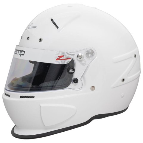 Zamp RZ-70E Switch Helmets H760001M Helmet, Switch, Full Face, White, Gloss Finish, Fire-Retardant Liner, Snell SA2020/FIA 8859-2015, Medium, Each thumbnail 8