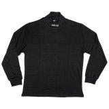 Zamp Underwear Shirts RU0010032XL Fire Retardant Shirts, SFI 3.3, Turtle Neck, Long Sleeve, Acrylic/Cotton Blend, Black, Men's 2X-Large, Each thumbnail 3