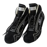 Zamp ZR-30 Race Shoes RS00100306 Driving Shoes, ZR-30, Mid-Top, Black Suede, Men's Size 6, SFI 3.3/5, Pair thumbnail 2