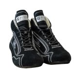 Zamp ZR-30 Race Shoes RS00100306 Driving Shoes, ZR-30, Mid-Top, Black Suede, Men's Size 6, SFI 3.3/5, Pair thumbnail 4