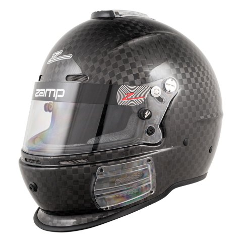 Zamp RZ-64C Helmets H763CB3XL Helmet, RZ-64C, Full Face, Gloss, Carbon Fiber, Fire-Retardant Fabric, Snell SA2020, X-Large, Each thumbnail 5
