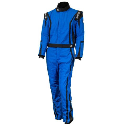 Zamp Driving Suits R10004M Race Suit ZR-52F FIA8856-2018/SFI 3.2A/5 Blue Lightweight Three Layer Medium