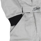 Zamp ZR-10 Racing Suits R010015YM Driving Suit, ZR-10, Youth Race Suit, SFI 3.2A/1, Gray, Youth Medium, Each thumbnail 2