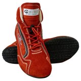 Zamp ZR-30 Race Shoes RS00100211 Driving Shoes, ZR-30, Mid-Top, Red Suede, Men's Size 11, SFI 3.3/5, Pair thumbnail 4