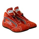 Zamp ZR-30 Race Shoes RS00100211 Driving Shoes, ZR-30, Mid-Top, Red Suede, Men's Size 11, SFI 3.3/5, Pair thumbnail 6