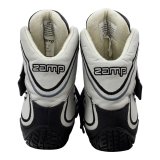 Zamp ZR-50 Race Shoes RS003C1511 Driving Shoes, ZR-50, Mid-Top, Gray Leather, Men's Size 11, SFI 3.3/5, Pair thumbnail 2