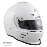 Zamp RZ-62 Helmets H764001L Helmet, RZ-62, Full Face, Gloss, White, Fire-Retardant Fabric, Snell SA2020, Large, Each thumbnail 2