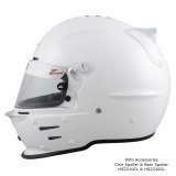 Zamp RZ-62 Helmets H764001L Helmet, RZ-62, Full Face, Gloss, White, Fire-Retardant Fabric, Snell SA2020, Large, Each thumbnail 8