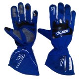 Zamp ZR-50 Race Gloves RG10004L Driving Glove, ZR-50, SFI 3.3/5, Gloves, Blue, Large, Aramidic Fiber, Pair thumbnail 3