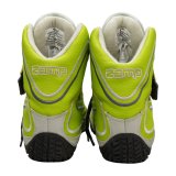 Zamp ZR-50 Race Shoes RS003C0911 Driving Shoes, ZR-50, Mid-Top, Neon Green Leather, Men's Size 11, SFI 3.3/5, Pair thumbnail 2