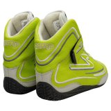 Zamp ZR-50 Race Shoes RS003C0911 Driving Shoes, ZR-50, Mid-Top, Neon Green Leather, Men's Size 11, SFI 3.3/5, Pair thumbnail 4