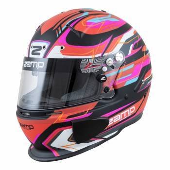 Zamp Helmets H760C42XL Helmet RZ-70E Switch SNELL SA2020/FIA8859-2015 Matte Red/Blk/ Graphic X-Large thumbnail 6