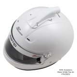 Zamp RZ-56 Helmets H770001S Helmet, RZ-56, Full Face, Gloss White, Fire-Retardant Fabric, Snell SA2020, Small, Each thumbnail 2