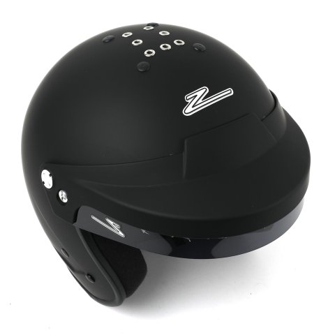 Zamp RZ-18H Helmets H77403FM Helmet, RZ-18H, Half, Black, Matte Finish, Snell SA2020, Medium, Each