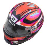 Zamp Helmets H760C42M Helmet RZ-70E Switch SNELL SA2020/FIA8859-2015 Matte Red/Blk/ Graphic Medium thumbnail 1