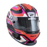 Zamp Helmets H760C42M Helmet RZ-70E Switch SNELL SA2020/FIA8859-2015 Matte Red/Blk/ Graphic Medium thumbnail 4