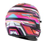 Zamp Helmets H760C42M Helmet RZ-70E Switch SNELL SA2020/FIA8859-2015 Matte Red/Blk/ Graphic Medium thumbnail 5