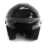 Zamp RZ-18H Helmets H774003L Helmet, RZ-18H, Half, Black, Gloss Finish, Snell SA2020, Large, Each thumbnail 2
