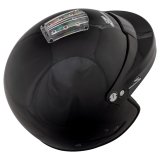 Zamp RZ-18H Helmets H774003L Helmet, RZ-18H, Half, Black, Gloss Finish, Snell SA2020, Large, Each thumbnail 3