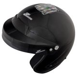 Zamp RZ-18H Helmets H774003L Helmet, RZ-18H, Half, Black, Gloss Finish, Snell SA2020, Large, Each thumbnail 4