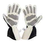Zamp ZR-60 Race Gloves RG20001S Driving Gloves, Race, Two Layers, Aramidic Fiber, White, SFI 3.3/5, Small, Pair thumbnail 3