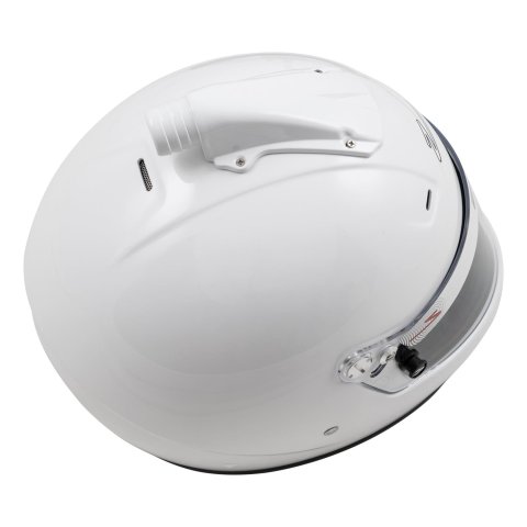 Zamp RZ-56 Air Helmets H771001L Helmet, Air, Full Face, Gloss White, Fire-Retardant Fabric, Snell SA2020, Large, Each thumbnail 4